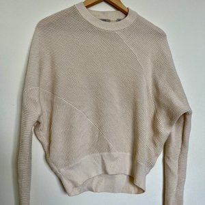 All Saints Cream Dolman Sweater